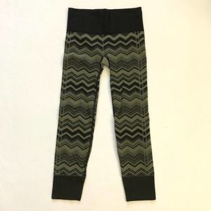 Lululemon Women Ebb to Street Pant Heathered Fatigue Green Chevron Zig Zag 6